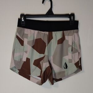 Tachuntfish Athletic Shorts Camo Print Size X-Small